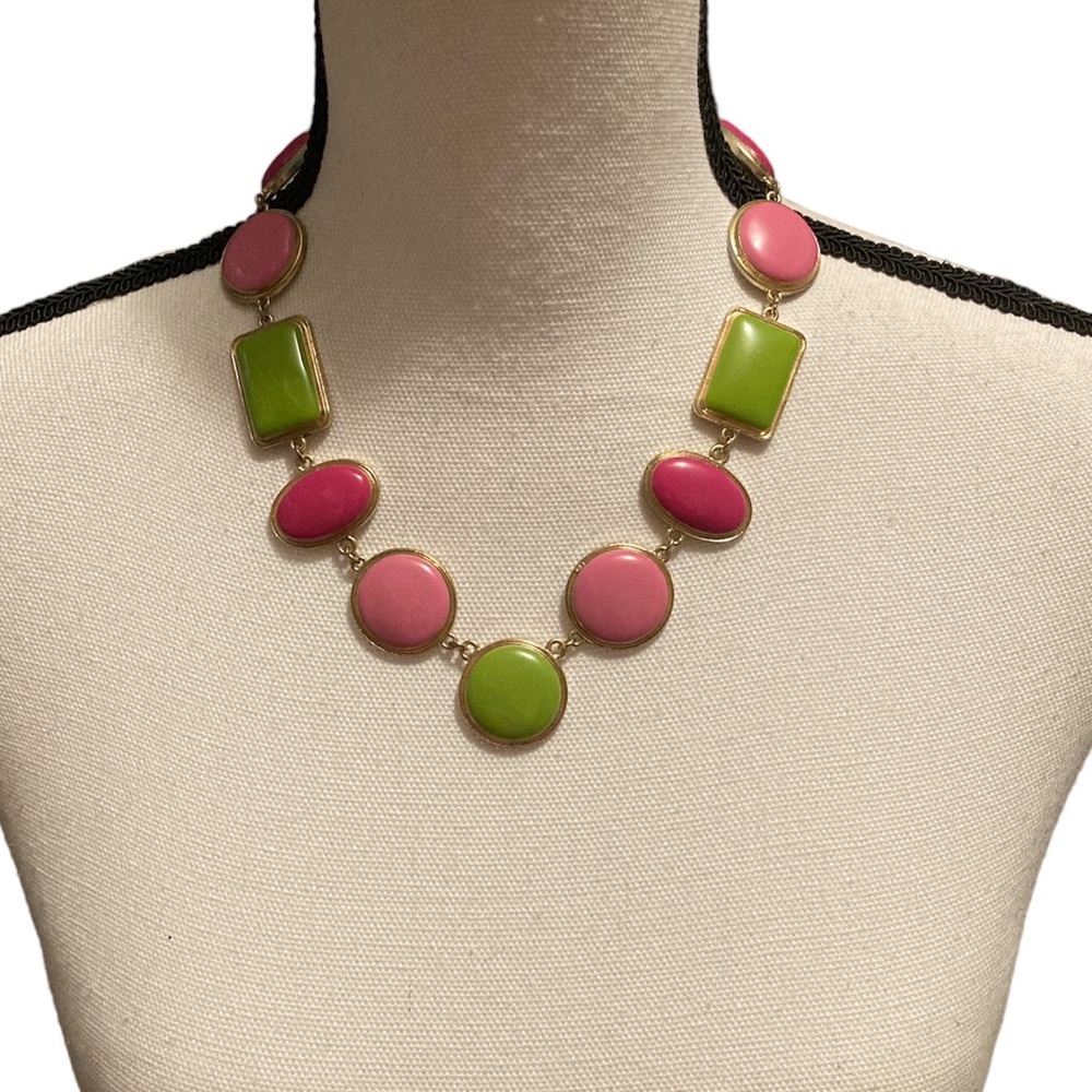 Multicolor Statement Necklace - image 1